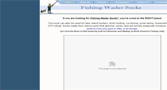 Desktop Screenshot of fishingwadersocks.com